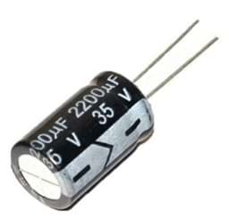 Zeige Details für Elektrolytkondensator (Elko) Bild von Elektrolytkondensator (Elko)