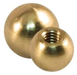 Zeige Details für Kugelmutter, Messing Bild von Kugelmutter, Messing