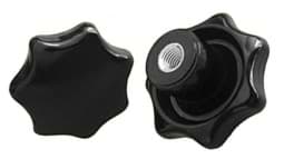 Zeige Details für Sternmutter, Kunststoff schwarz Bild von Sternmutter, Kunststoff schwarz