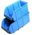 Bild von Stapelbox Größe 2 lang, L=215 B=100 H=75, blau