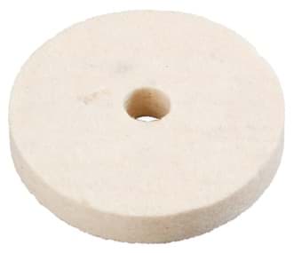 Bild von Polierscheibe, Wollfilz, DA=85mm DI=10mm Dicke 14mm