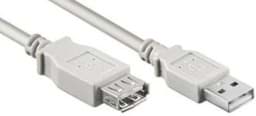 Bild von USB-Verlängerungskabel 2,0m A-male auf A-female