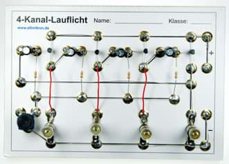 Ellmitron. Reißnagelbausatz 4-Kanal-Lauflicht