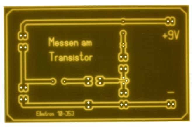 Bild von Experimentierplatine (als Ersatz) zum Workshop Transistor 10-353