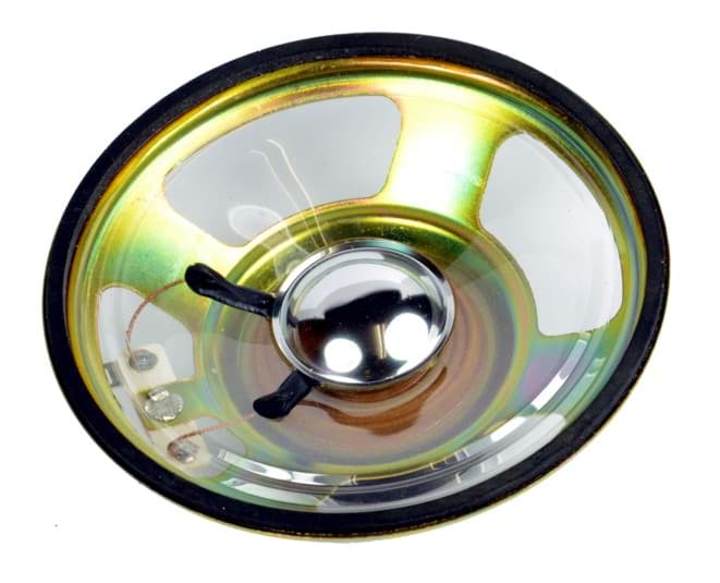 Bild von Lautsprecher 25 Ohm, D=100mm, transparente Membran
