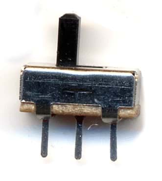 Bild von Schiebeschalter, 3 Printanschlüsse, 1 X UM, RM 2,5