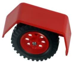 Bild von Kotflügel rot, ideal zu Reifen 40mm und Felge 20mm
