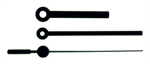 Bild von Zeigersatz, gerade, 3-teilig, Radius 90mm
