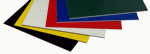 Bild von PVC-Mehrschichtplatten, farbig, 300mm X 200mm X 2mm, warmverformbar
