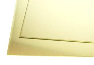 Bild von Messingblech, weich, F30, DIN-A4 (300mm X 200mm), auch für Treibarbeiten geeignet