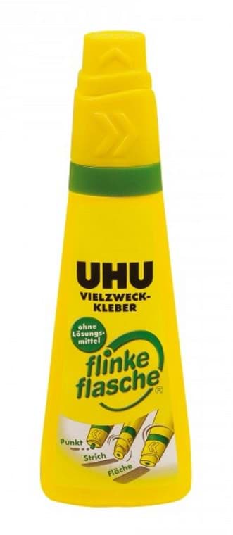 Bild von UHU Flinke Flasche, 100g, Bastelleim in der Dosierflasche