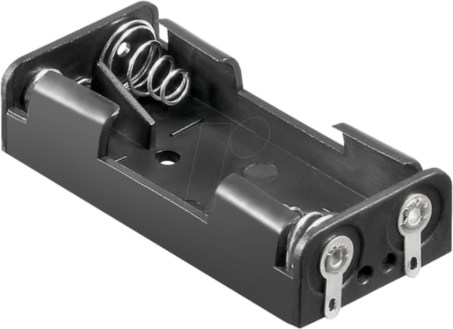 Bild von Batteriehalter für zwei Zellen AAA (Micro) mit Lötfahnen