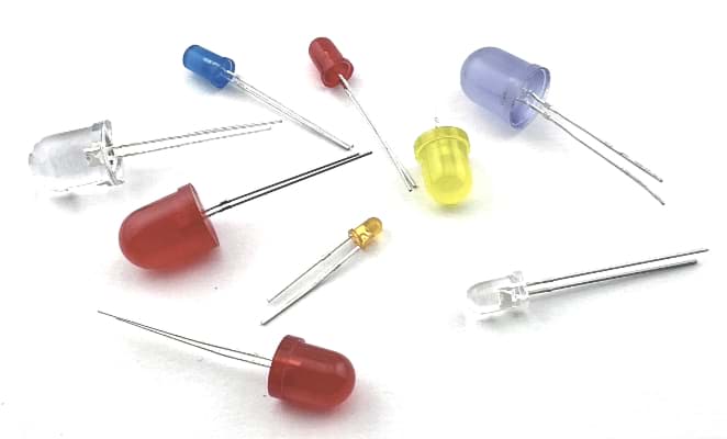 Bild von LEDs 3mm, 5mm, 8mm oder 10mm im 50er-Pack