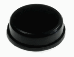 Bild von 4 X Gerätefüße, rund, rutschfest, schwarz, selbstklebend