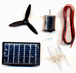 Bild von Elektronik-Lernprogramm 7 in Reißnageltechnik Energie aus Sonnenlicht
